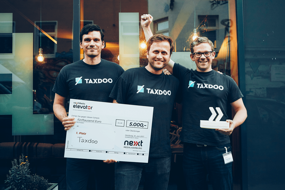 Taxdoo bestes digitales Startup Hamburgs 2017