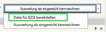 OSS CSV Datei in DATEV erzeugen