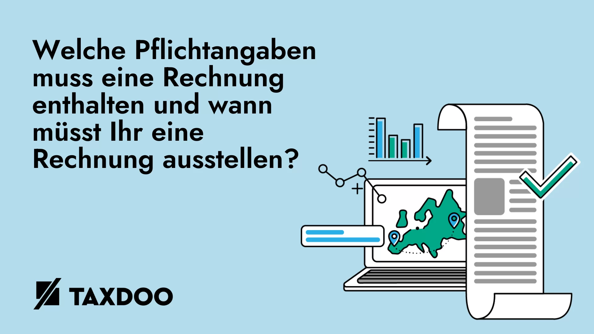 Welche Pflichtangaben muss eine Rechnung enthalten?