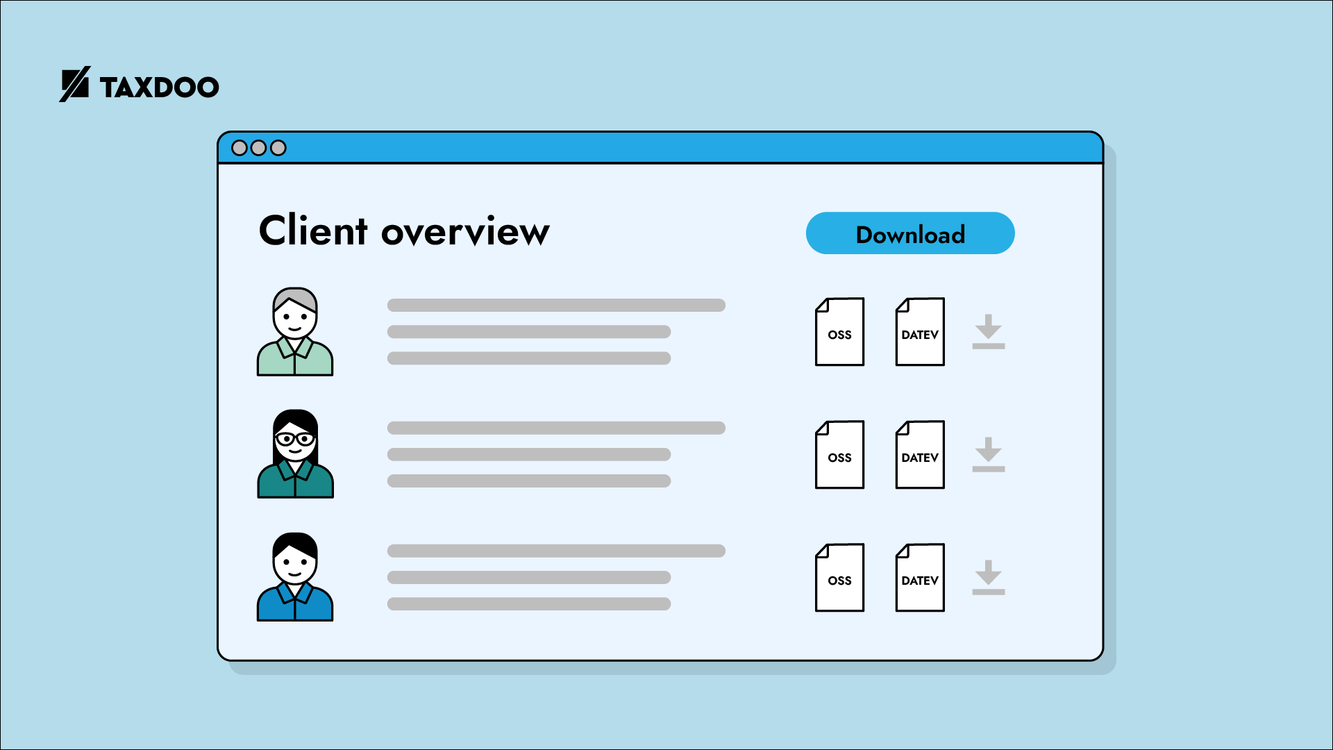Introducing client overview! Become more efficient when working with multiple clients.
