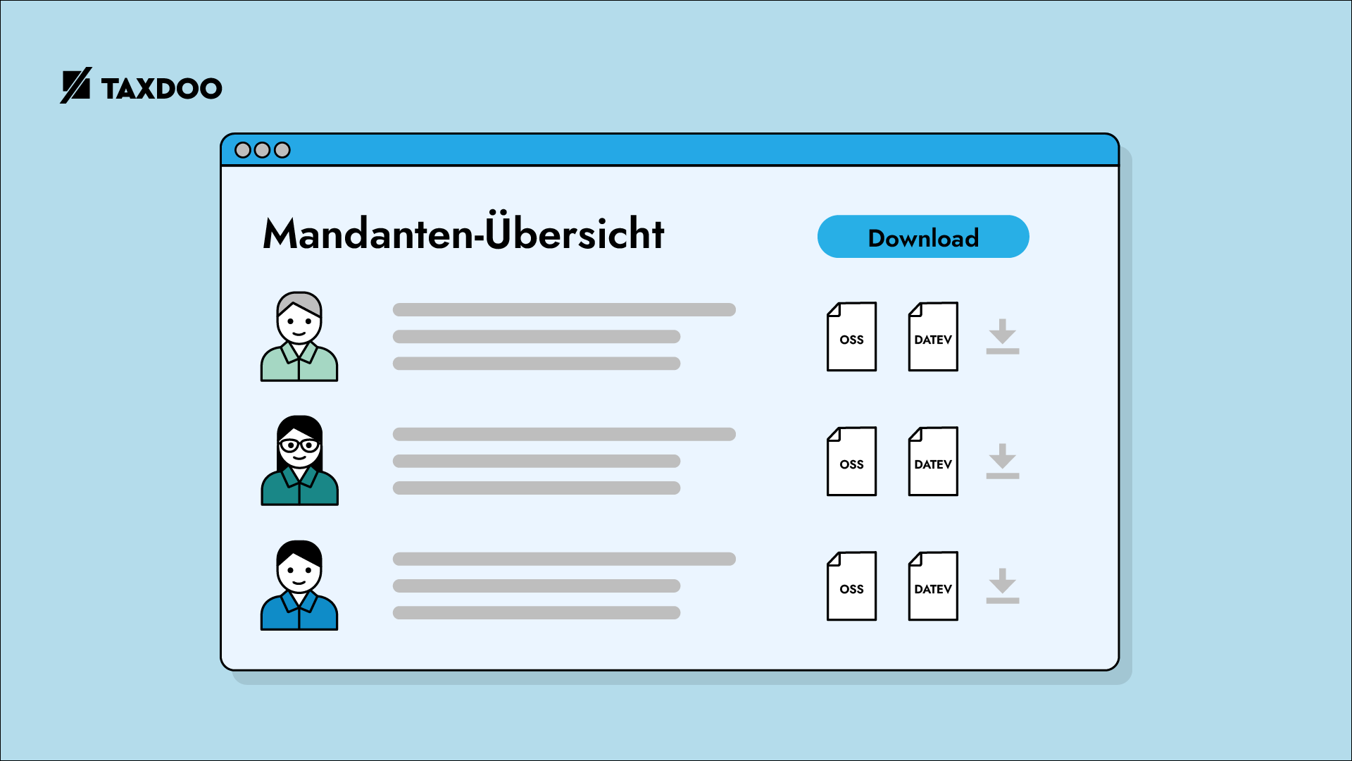 News | Einführung der Mandanten-Übersicht im Taxdoo Dashboard! Effizientere Betreuung mehrerer Mandanten