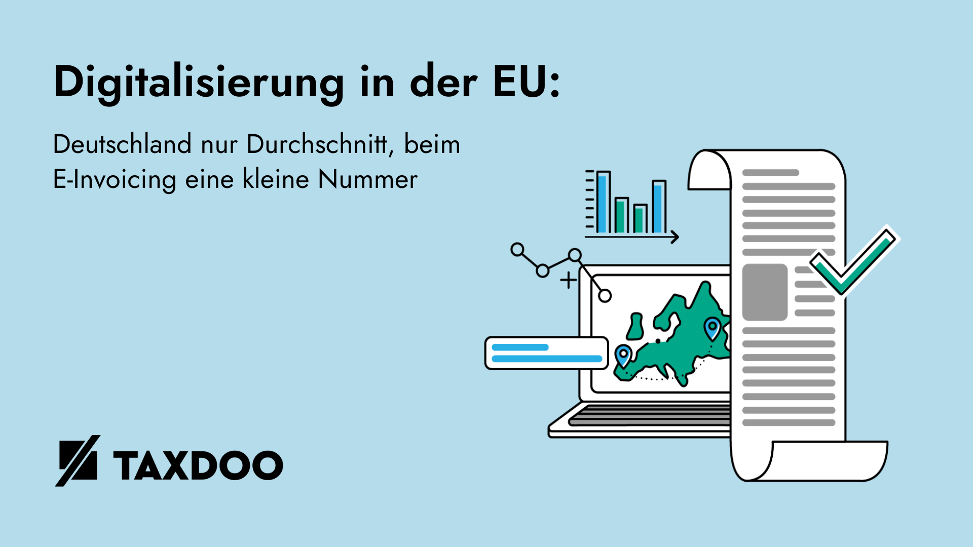 Digitalisierung in der EU: Deutschland nur Durchschnitt, beim E-Invoicing nur eine kleine Nummer